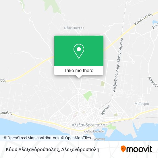 Κδαυ Αλεξανδρούπολης map