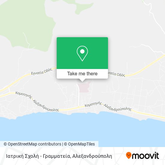 Ιατρική Σχολή - Γραμματεία map