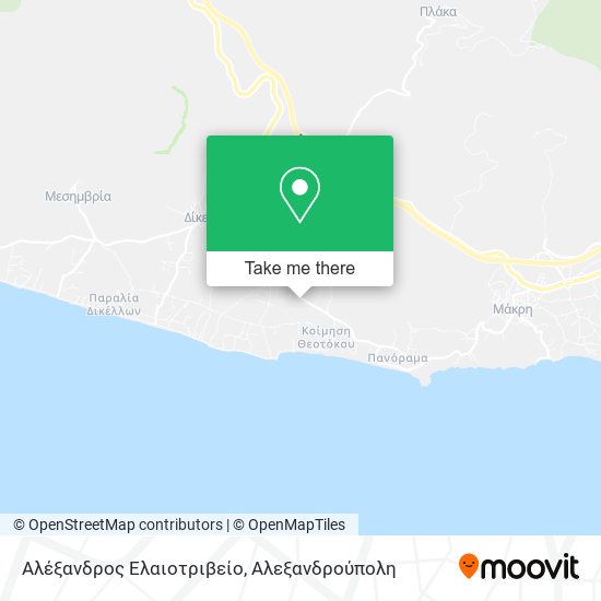 Αλέξανδρος Ελαιοτριβείο map