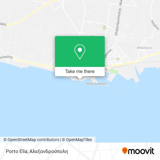 Porto Elia map