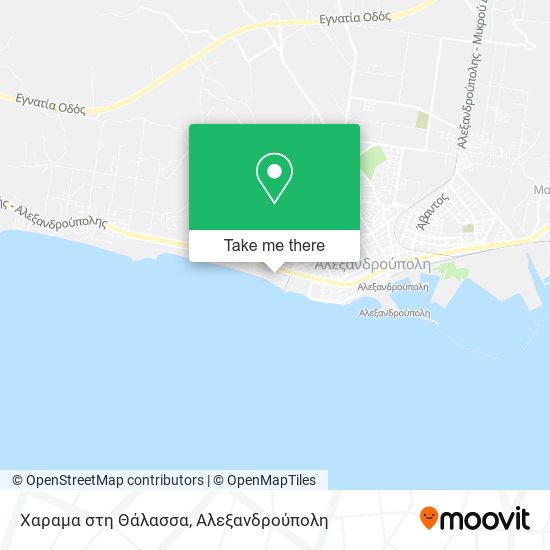 Χαραμα στη Θάλασσα map