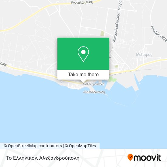 Το Ελληνικόν map