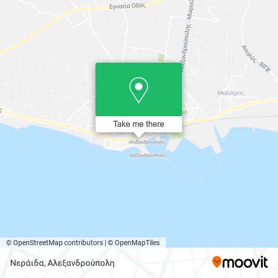 Νεράιδα map