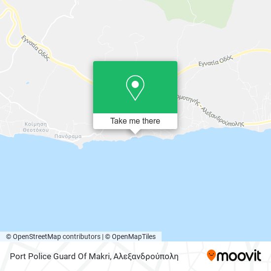 Port Police Guard Of Makri map