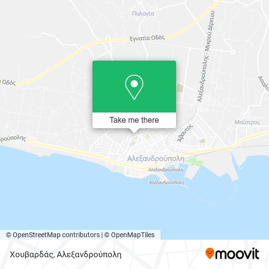 Χουβαρδάς map