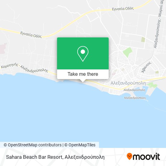 Sahara Beach Bar Resort map