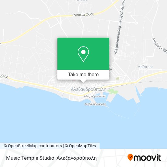 Music Temple Studio map