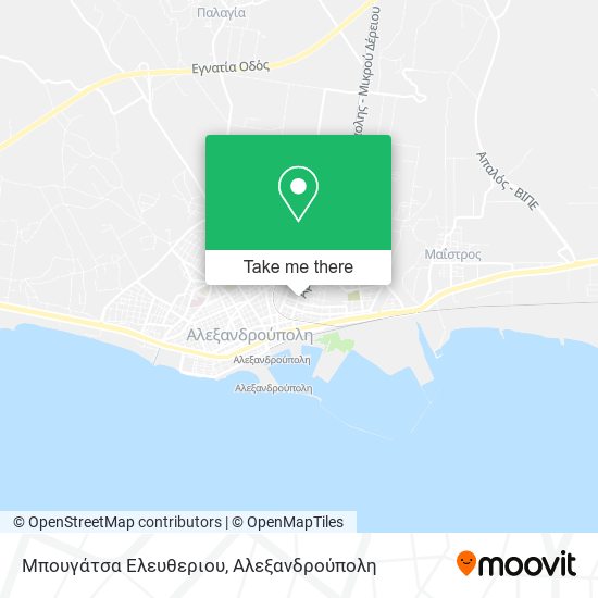 Μπουγάτσα Ελευθεριου map