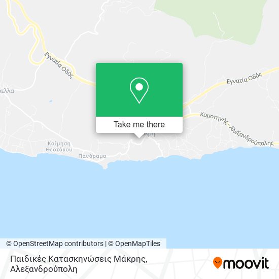 Παιδικές Κατασκηνώσεις Μάκρης map