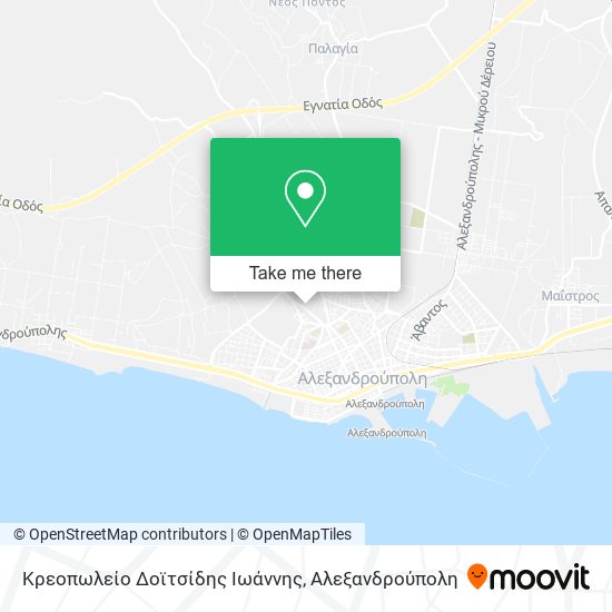 Κρεοπωλείο Δοϊτσίδης Ιωάννης map