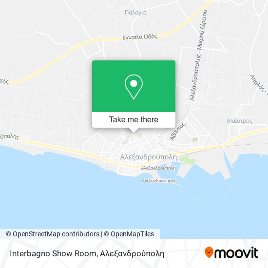 Interbagno Show Room map