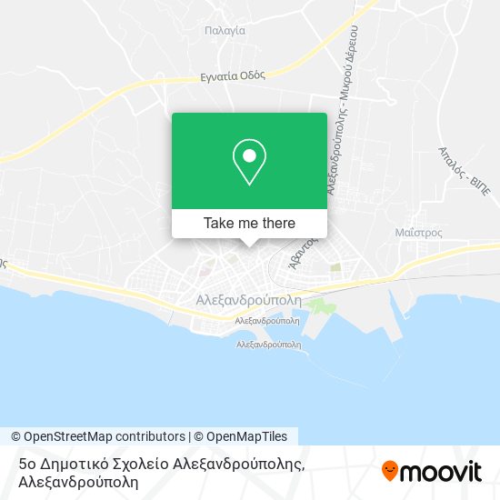 5ο Δημοτικό Σχολείο Αλεξανδρούπολης map