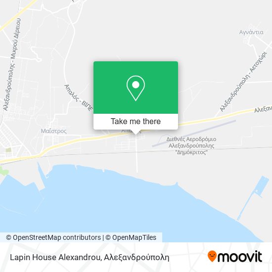 Lapin House Alexandrou map