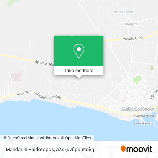 Mandarini Paidotopos map