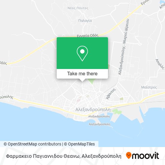 Φαρμακειο Παγιαννιδου Θεανω map