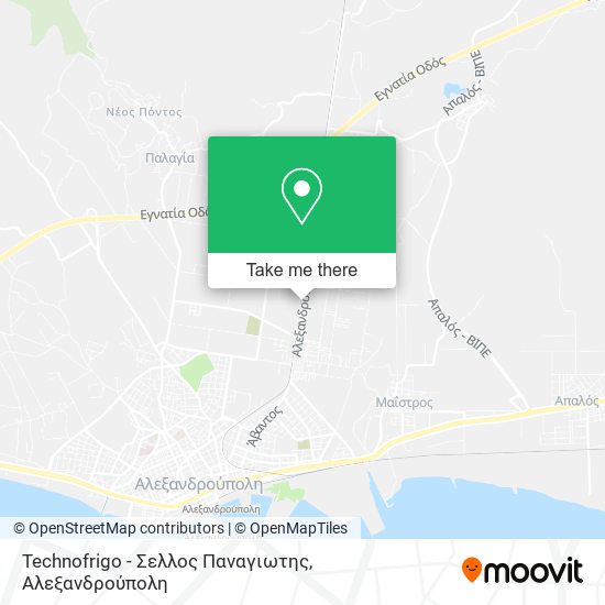Technofrigo - Σελλος Παναγιωτης map