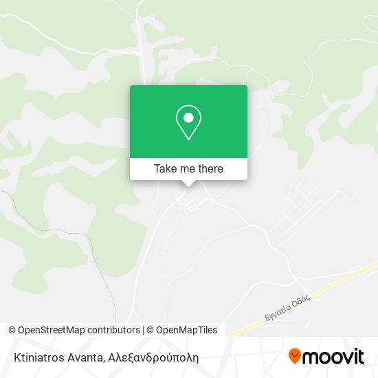 Ktiniatros Avanta map