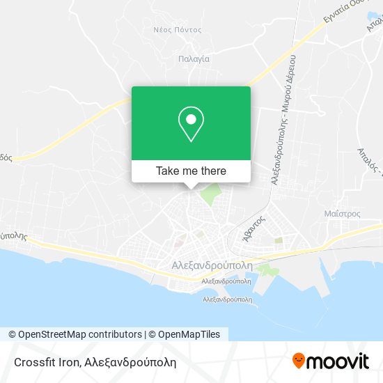 Crossfit Iron map