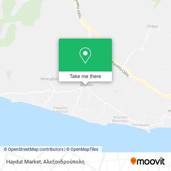 Haydut Market map