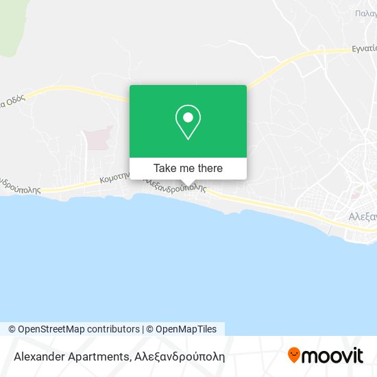 Alexander Apartments map