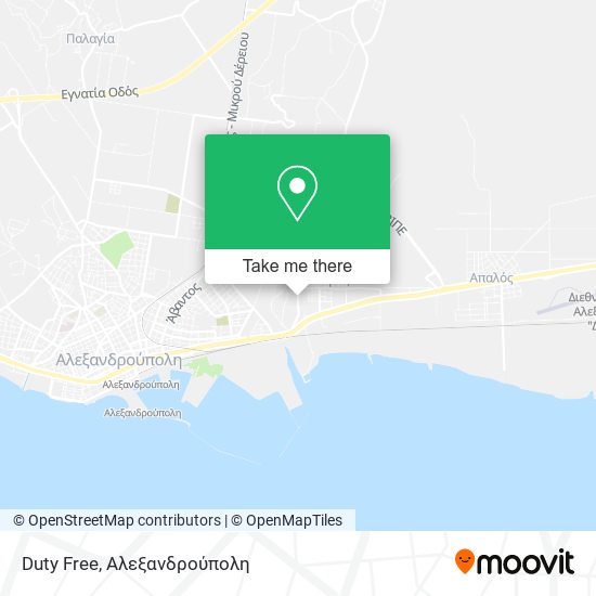 Duty Free map