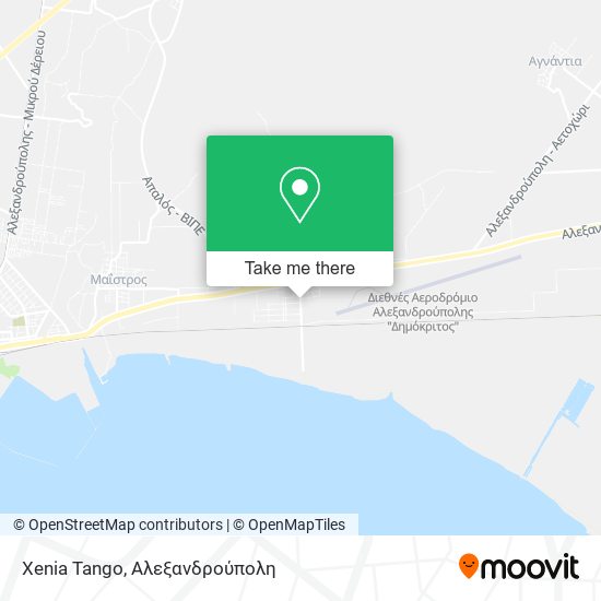 Xenia Tango map