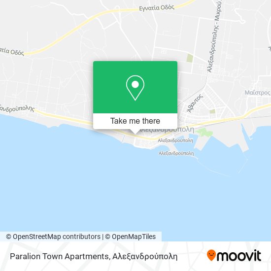 Paralion Town Apartments map