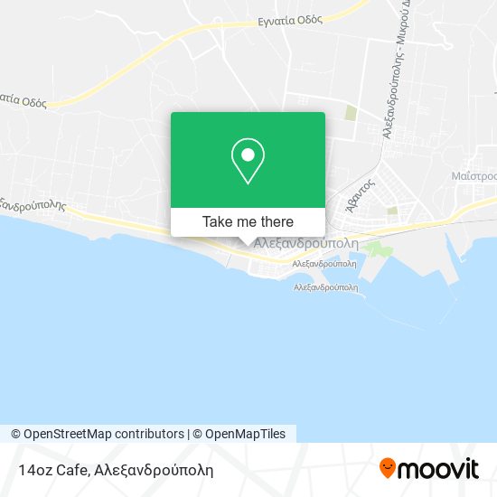 14oz Cafe map