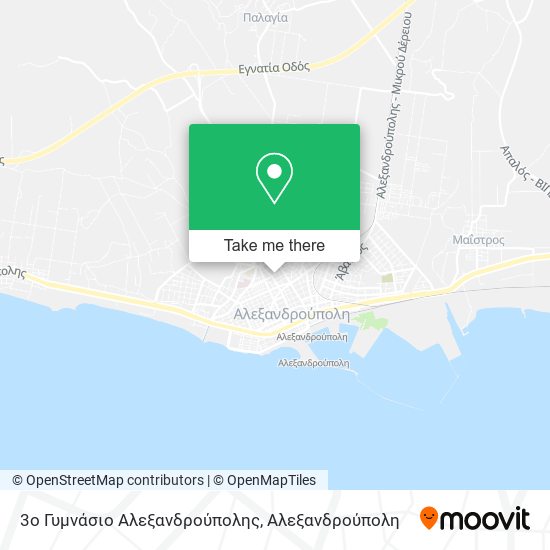 3ο Γυμνάσιο Αλεξανδρούπολης map