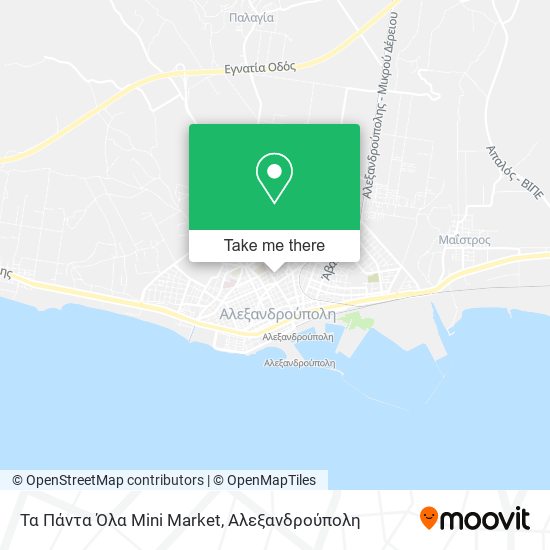 Τα Πάντα Όλα Mini Market map