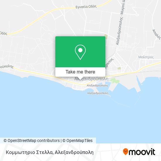 Κομμωτηριο Στελλα map