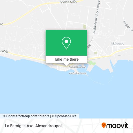 La Famiglia Axd map