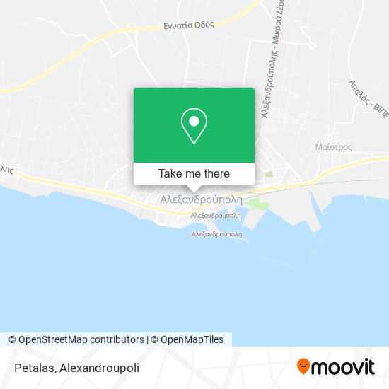 Petalas map