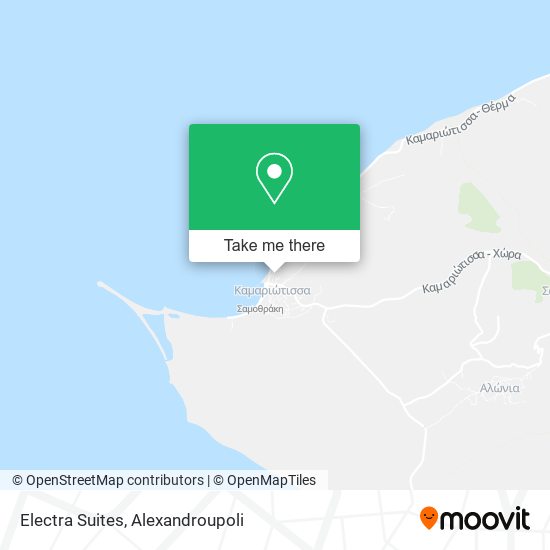 Electra Suites map