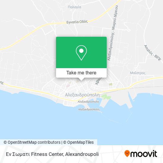 Εν Σωματι Fitness Center map