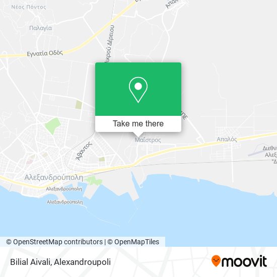 Bilial Aivali map