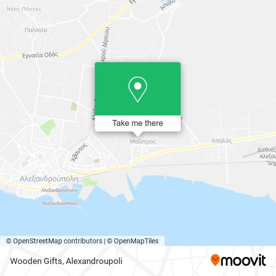Wooden Gifts map