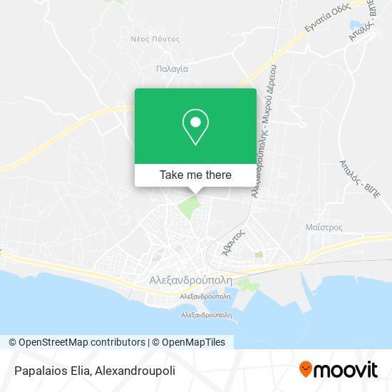 Papalaios Elia map