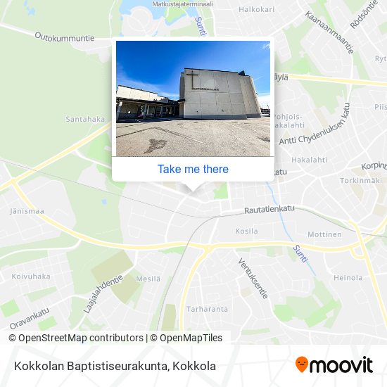 Kokkolan Baptistiseurakunta map