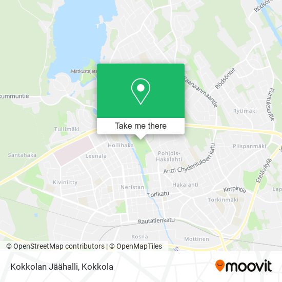 Kokkolan Jäähalli map