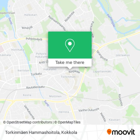 Torkinmäen Hammashoitola map