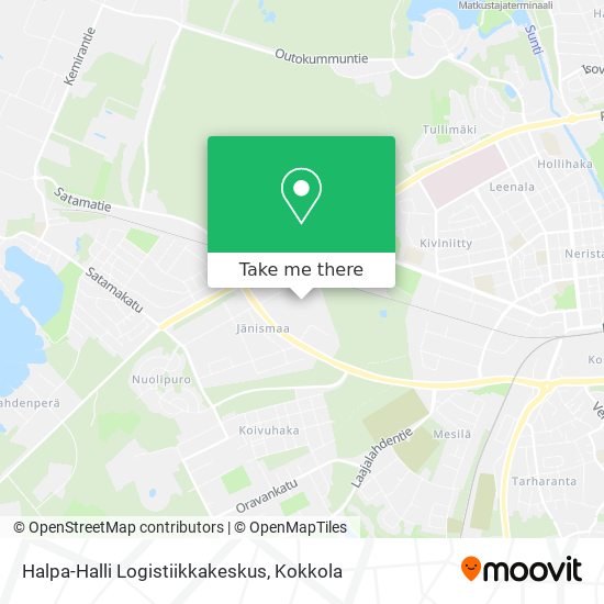 Halpa-Halli Logistiikkakeskus map