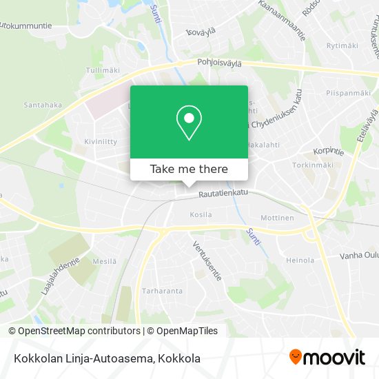 Kokkolan Linja-Autoasema map