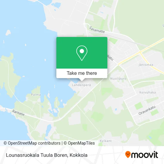Lounasruokala Tuula Boren map