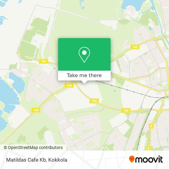 Matildas Cafe Kb map