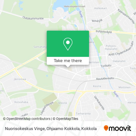 Nuorisokeskus Vinge, Ohjaamo Kokkola map