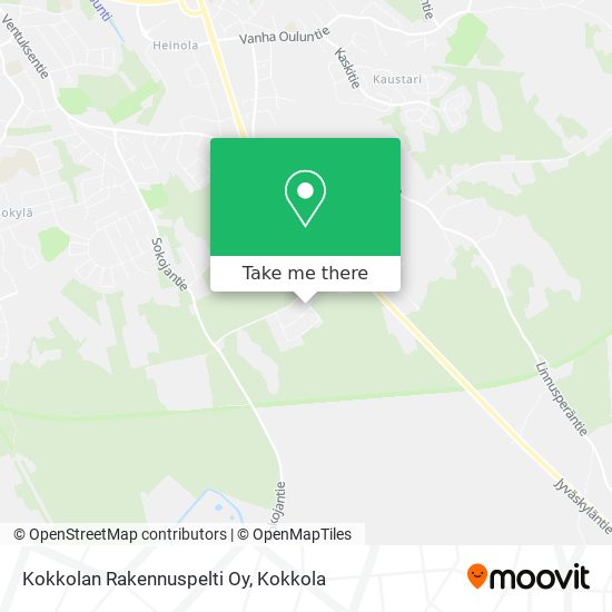 Kokkolan Rakennuspelti Oy map