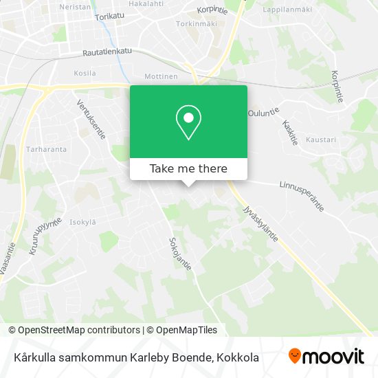 Kårkulla samkommun Karleby Boende map