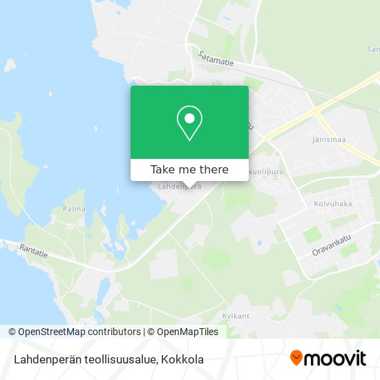 Lahdenperän teollisuusalue map