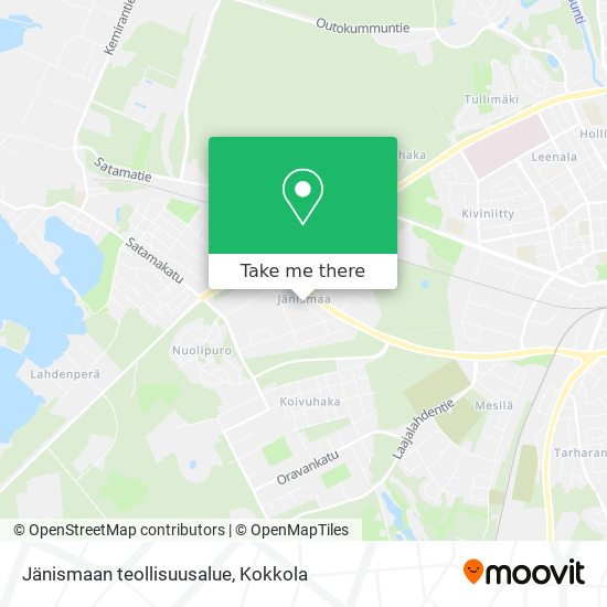 Jänismaan teollisuusalue map